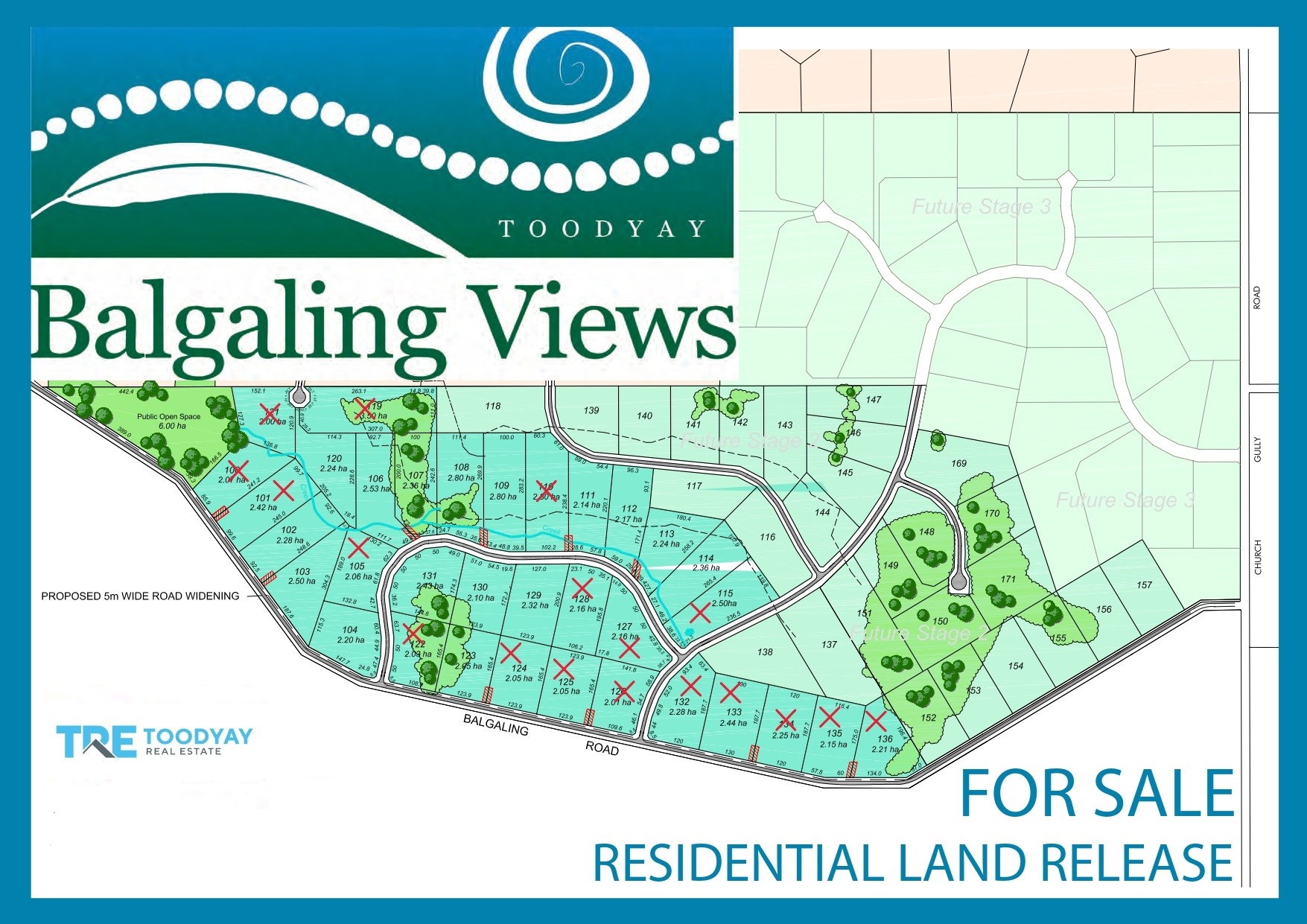 [Land for Sale] Balgaling Views Estate, Coondle OpenLot